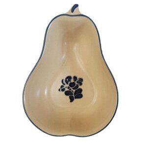 Pfaltzgraff Pear Shaped Serving Bowl Folk Art Pattern